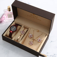 Ladies Gift Set Women Watch Bracelet Earring Necklace - Fun Gifts & More