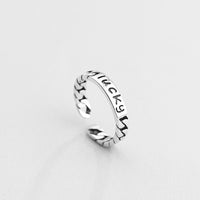 Simple Stacking Combination Ring Female 925 Sterling Silver - Fun Gifts & More