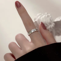 Simple Stacking Combination Ring Female 925 Sterling Silver - Fun Gifts & More