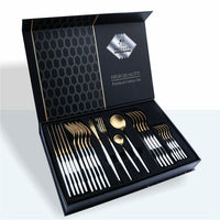 24 Piece Set Of 304 Stainless Steel Knife Gift Box - Fun Gifts & More