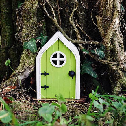 Independent Station Fairy Fairy Gate Fairytale Gate Courtyard Wooden Miniature Fairy Dwarf Gate Tree Decoration - Fun Gifts & More