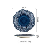 Baroque Dishware Household Bowl Nordic Style Ceramic Set Creative Personality Dishes Petal Ceramic Tableware - Fun Gifts & More