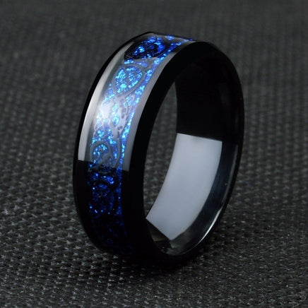 Black Heart Gemstone Wedding Ring - Fun Gifts & More