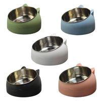 Protective Cervical Cat Bowl Oblique Mouth Pet Bowl - Fun Gifts & More