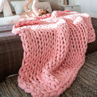 Nordic Thick Wool Hand-woven Blanket - Fun Gifts & More