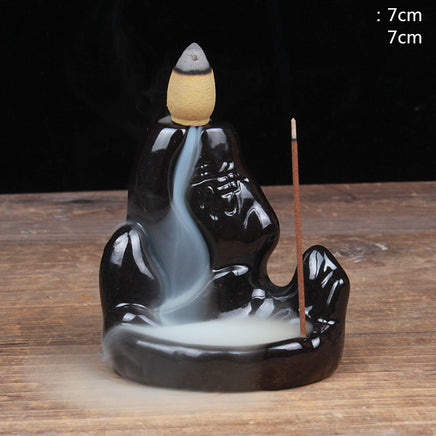 Mini Ceramic Backflow Incense Burner - Fun Gifts & More