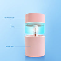 Mini Humidifier With LED Night Light, Cool Mist Humidifier, USB Personal Desktop Humidifier For Car Home Mini Mist Maker With Colorful Night USB Sprayer Essential Oil Diffuser Air Purifier - Fun Gifts & More