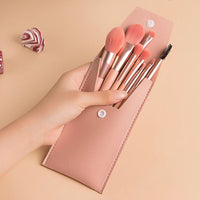 Travel Portable 8 Mini Makeup Brush Beauty Set - Fun Gifts & More