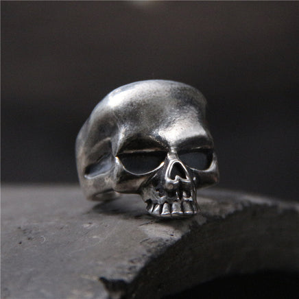 Silver S925 Sterling Silver Personalized Skull Ring - Fun Gifts & More