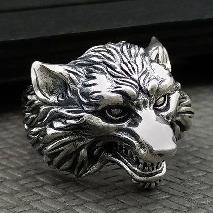 S925 Intime Silver Vintage Thai Silver Ring - Fun Gifts & More