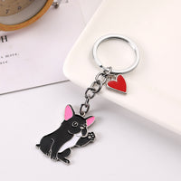 American Cute Fashion Pet Waving Dog Keychain Pendant - Fun Gifts & More