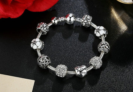 Silver Charm Bracelet - Fun Gifts & More