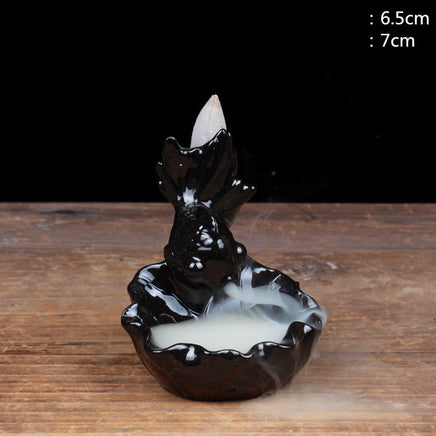 Mini Ceramic Backflow Incense Burner - Fun Gifts & More