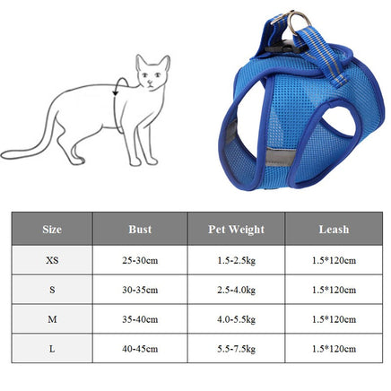 Anti-strike cat traction cat harness - Fun Gifts & More