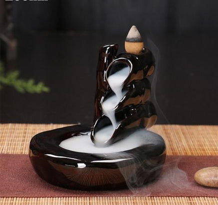 Black Ceramic Incense Burner - Fun Gifts & More