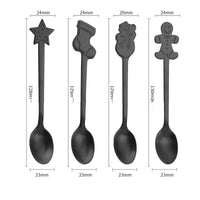 Cartoon spoon Christmas spoon gift cutlery set - Fun Gifts & More