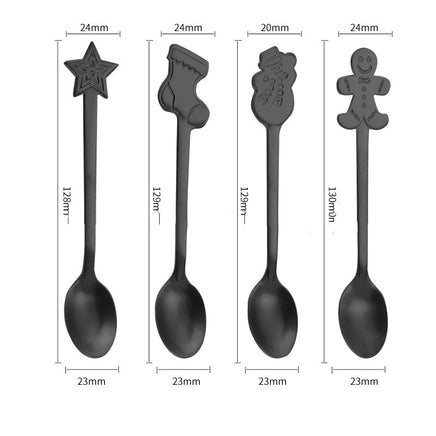 Cartoon spoon Christmas spoon gift cutlery set - Fun Gifts & More