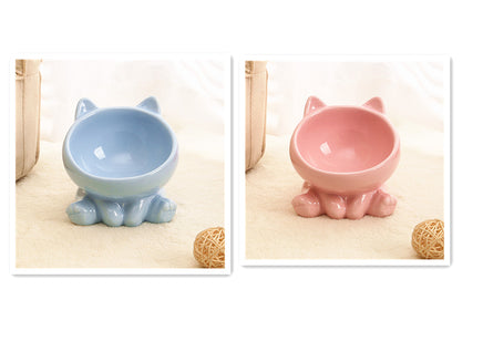 Ceramic Cat Neck Bowl - Fun Gifts & More