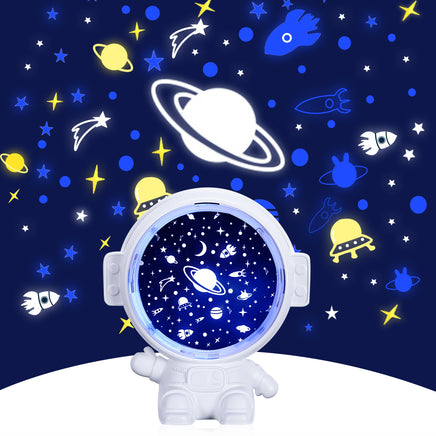 Galaxy Star Projector Starry Sky Night Light Astronaut Lamp Room Decr Gift Child Kids Baby Christmas Spaceman Projection - Fun Gifts & More