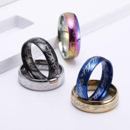 Titanium Steel Ring Men's Ring Ring - Fun Gifts & More