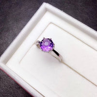 Lady Purple Zircon Six Prong Ring - Fun Gifts & More