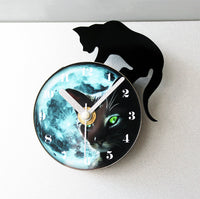 Mystic Cat Fridge Magnetic Clock - Fun Gifts & More