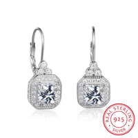 s925 sterling silver rhinestone earrings - Fun Gifts & More