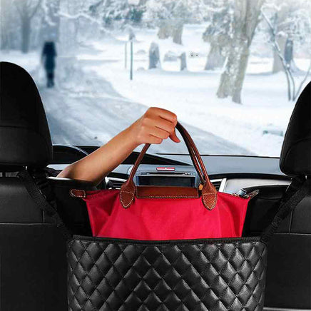 Car Storage Bag Handbag Holder Car Seat Storage Organizer Handbag Holder Auto Interior Stowing Tidying Car Middle Organizer - Fun Gifts & More