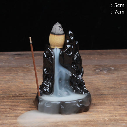 Mini Ceramic Backflow Incense Burner - Fun Gifts & More