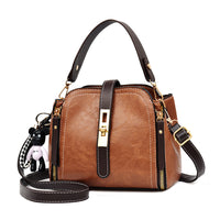 Leather Handbags Small Flap Crossbody Shoulder Messenger Bags Women Vintage Purse - Fun Gifts & More