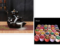 Black Ceramic Incense Burner - Fun Gifts & More