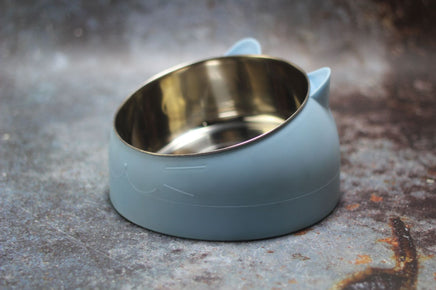 Protective Cervical Cat Bowl Oblique Mouth Pet Bowl - Fun Gifts & More