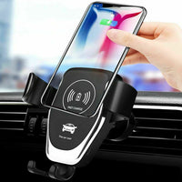 10W QI Wireless Fast Car Charger Mount Holder Stand Automatic Clamping Charging - Fun Gifts & More