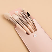 Travel Portable 8 Mini Makeup Brush Beauty Set - Fun Gifts & More