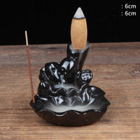 Mini Ceramic Backflow Incense Burner - Fun Gifts & More