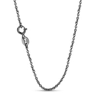 Simple Black Moon Cat Girl Fashion Versatile S925 Sterling Silver Zirconium Necklace - Fun Gifts & More