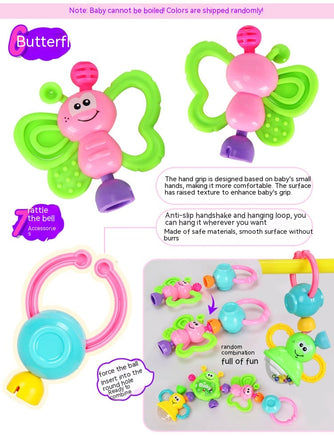 Baby Toys 3-6-12 Months Newborn Rattle 0-1 Year Old Baby Early Childhood Education Toddler Rattle Teether - Fun Gifts & More