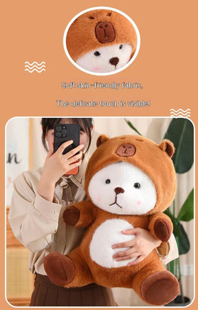 Cute Internet Celebrity Capybara Transformation Bear Plush Toy - Fun Gifts & More