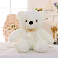 Creative Light Up LED Teddy Bear Stuffed Animals Plush Toy Colorful Glowing Christmas Gift For Kids Pillow - Fun Gifts & More