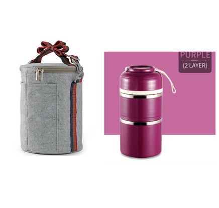 A Portable Stainless Steel Lunch Box - Fun Gifts & More