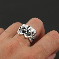 Thai Silver Trendy Silver Sterling Silver Retro Creative Ring - Fun Gifts & More