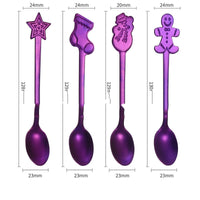 Cartoon spoon Christmas spoon gift cutlery set - Fun Gifts & More