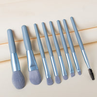 Travel Portable 8 Mini Makeup Brush Beauty Set - Fun Gifts & More