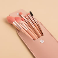 Travel Portable 8 Mini Makeup Brush Beauty Set - Fun Gifts & More