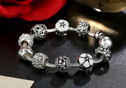 Silver Charm Bracelet - Fun Gifts & More