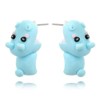 Animal Soft Clay Three-dimensional Cartoon Earrings - Fun Gifts & More