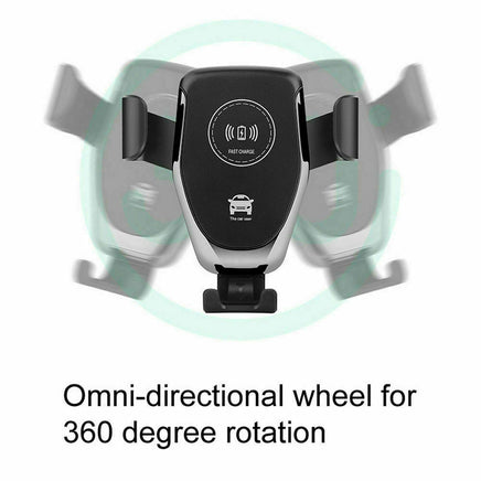 10W QI Wireless Fast Car Charger Mount Holder Stand Automatic Clamping Charging - Fun Gifts & More