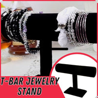 T-Bar Bracelet Holder Necklace Organizer Jewelry Display Boutique Watch Stand - Fun Gifts & More