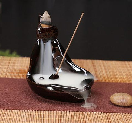 Black Ceramic Incense Burner - Fun Gifts & More