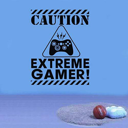 caution gamers  wall stickers - Fun Gifts & More